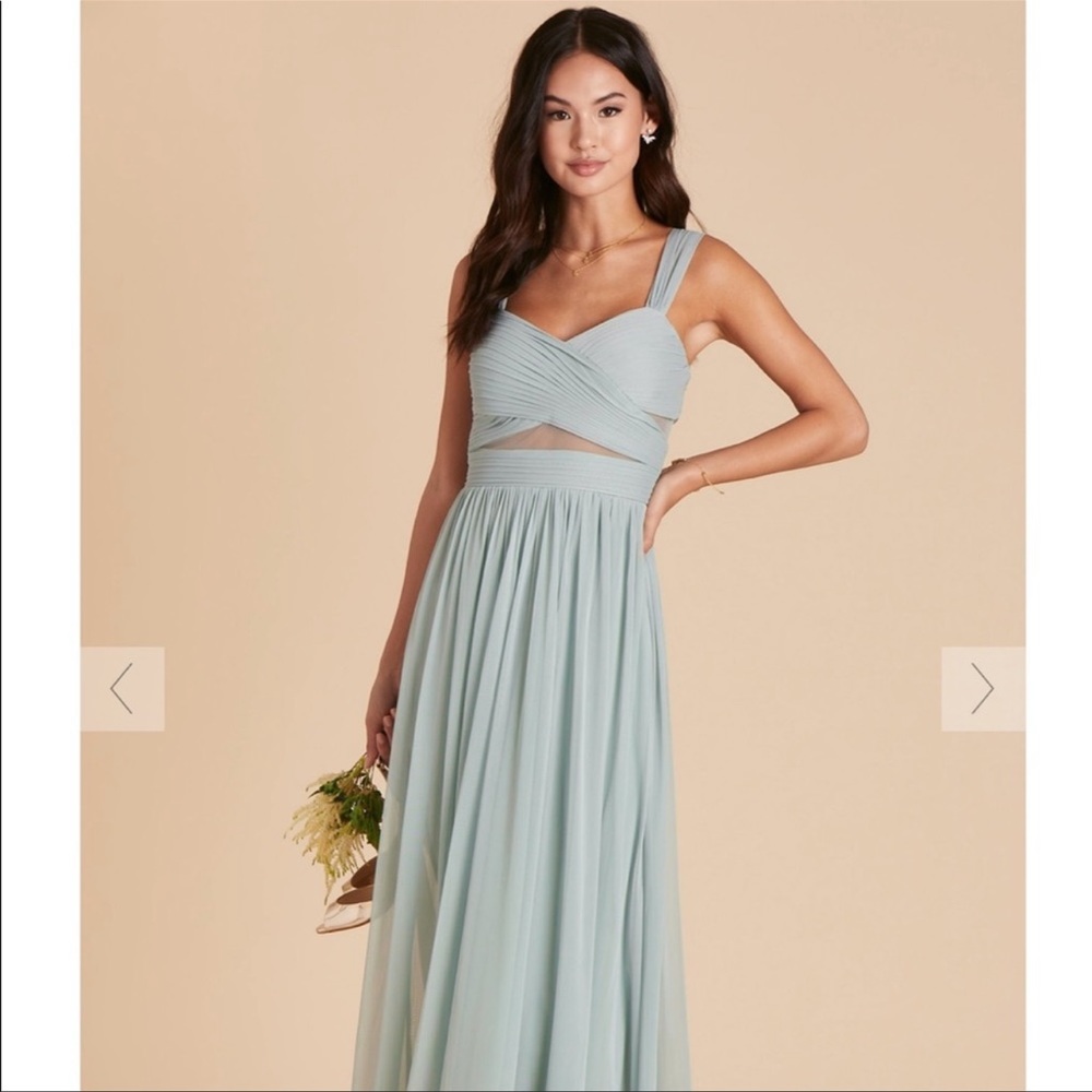 Birdy Gray Elsye Sage Bridesmaid Dress (S)